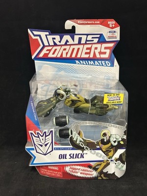 Transformers Animated Deluxe OIL SLICK - 100% Complete CIB (Adult Collection)