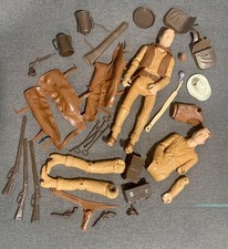 Johnny West The Movable Cowboy Marx 1960s Action Figure  Accessories Lot