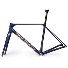 ICAN Flyee UCI Carbon Disc Road Bike Frameset T47 52cm Chameleon Painting