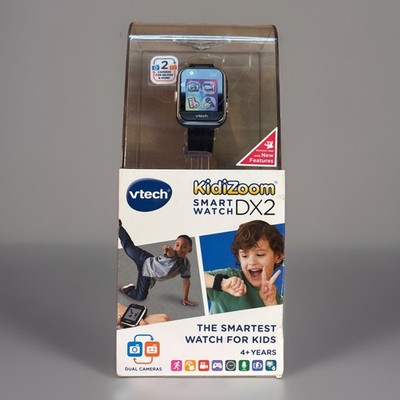 VTech KidiZoom Smartwatch DX2, Black 193860 DAMAGED BOX