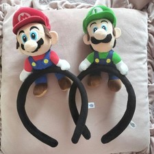 USJ Mario Luigi Headband 2 Set Collectible 15 Used