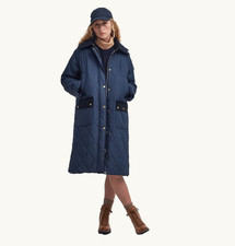 Barbour Cookston Quilted Coat with Removable Hood MSRP$460 CHIC&ELEGANT