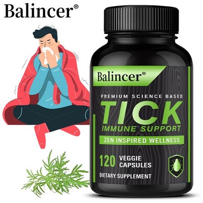 Tick   Immune Support Capsules-Antioxidant-Healthy Immune System-Cellular Health