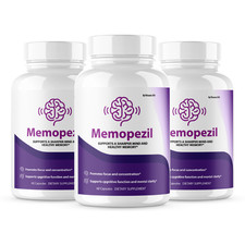  3 Pack Memopezil Brain Health Support Pills Nootropic Supplement 180 Capsules