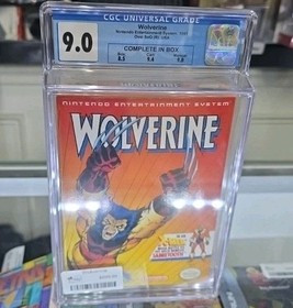 NES 1991 Wolverine CGC Graded 9.0/A rare 💎🔥  