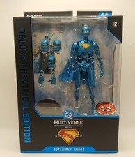 McFarlane Toys DC Multiverse Superman Robot Deluxe Theatrical Red Platinum
