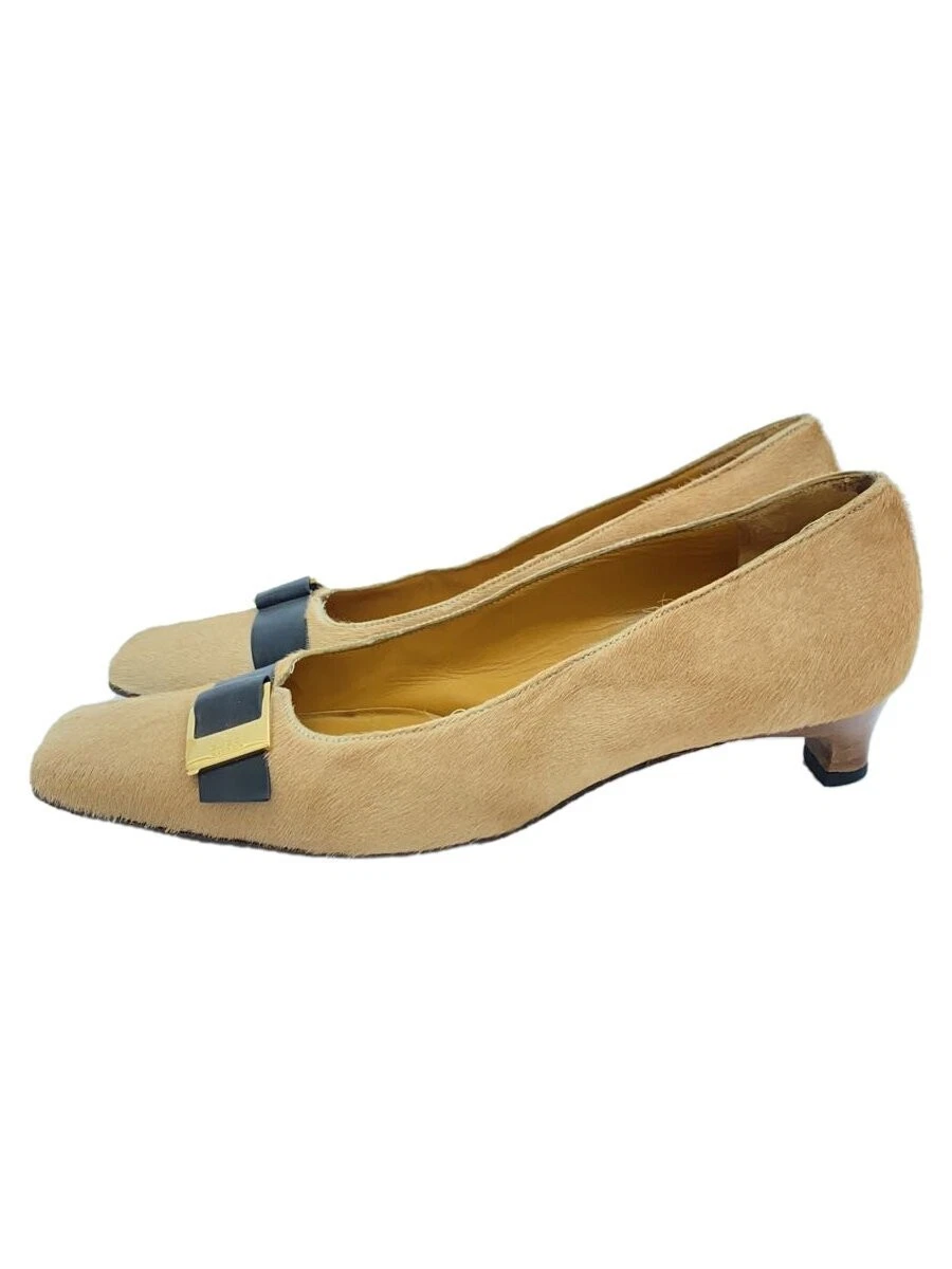 Escarpins Gucci Cml 36,5 talons cuir camel