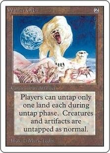 Magic MTG Unlimited Winter Orb NEAR MINT NM