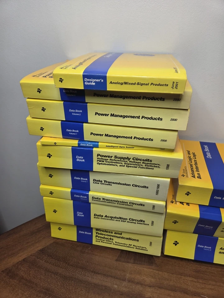 Lote de libro de datos Texas Instruments circuitos administración de energía telecomunicaciones Foto 2 de 4