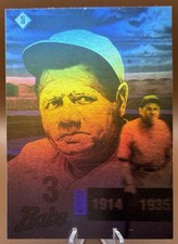 Babe Ruth 1992 Gold Entertainment Hologram #5 New York Yankees