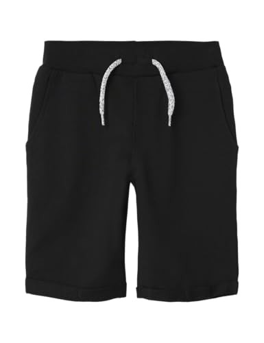 Jungen Shorts Nkmvermo Long Swe Unb F Noos Schwarz GrößE 164 Kinderbekleidung-image