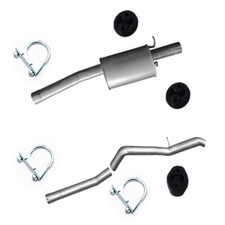 Endschalldämpfer Auspuff für Ford Tourneo Transit Custom V362 +Zubehör