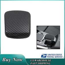 For Mercedes Benz B Class GLB Car Gear Shift Knob Cover Sticker ABS Black