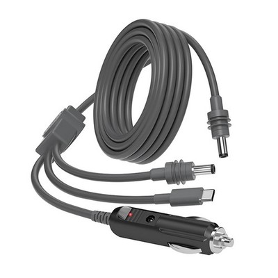 Multifunktions-Stromkabel für   Typ-C/DC/Autoladegerät auf DC 20V/2896