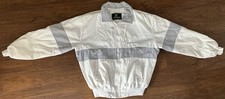 VTG K-Products Boeing Aviation Full Zip Bomber Jacket Mens XXL White USA Made