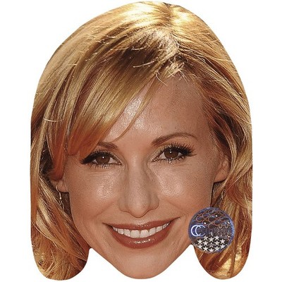 Kari Byron (Smile) Celebrity Mask, Flat Card Face, Fancy Dress Mask