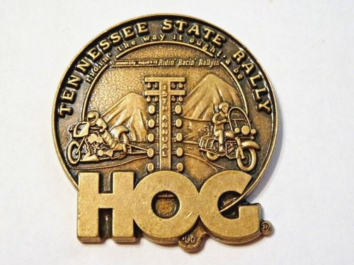 HARLEY OWNERS GROUP STATE RALLY ~ TENNESSEE HOG JOHNSON CITY RALLY PIN ...