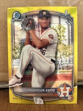 2025 Bowman Chrome 1st Anderson Brito #BCP-98 Astros/75