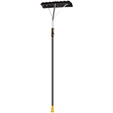 86 In. Aluminum Handle 17 Ft. Telescoping Roof Rake