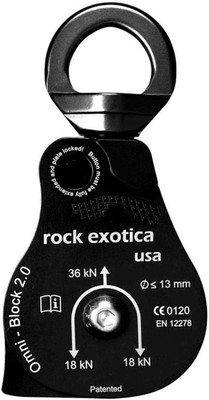 Omni-Block Swivel Pulley   High-Strength Swivel Pulley with Sideplate Access for