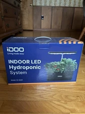 New iDOO Indoor LED Hydroponic Growing System Model: ID-IG201 Black Starter Kit