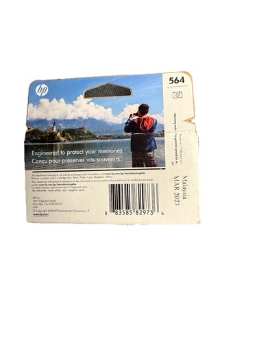 HP 564 Photo Ink Cartridge CB317WN Genuine OEM New Sealed 3/2023 - Picture 2 of 2