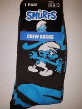 New Smurfs Graffiti Socks 