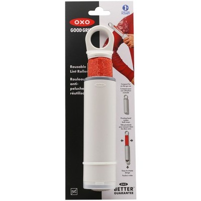 Oxo Good Grips Wiederverwendbarer Fusselroller zur Entfernung von Tierhaaren und Kleidung