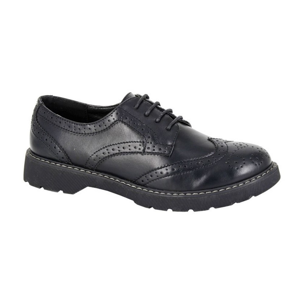 Boulevard Zapatos de Cordones de PU Polipiel Diseño Mate para Mujer (DF2297)
