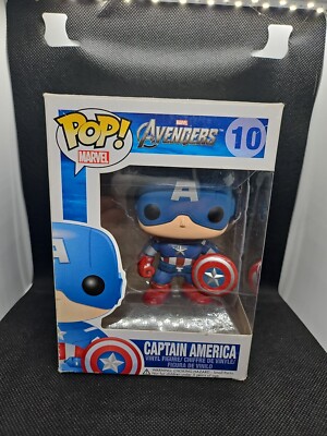 Funko Pop! Vinyl: Marvel - Captain America #10 for sale online | eBay