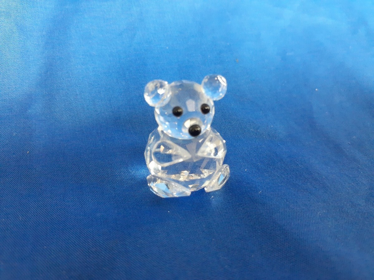 Swarovski Faceted Crystal Small BEAR Figurine 7664 NR044 No Box | eBay