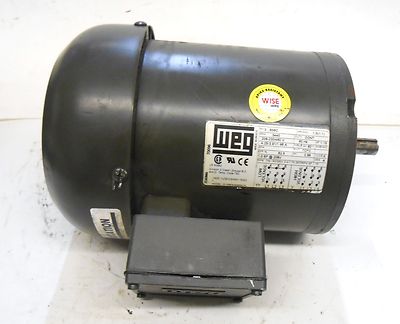 WEG MOTOR, 00156ES3ES3EB56CF1, PH 3, RPM 3440, 60 HZ