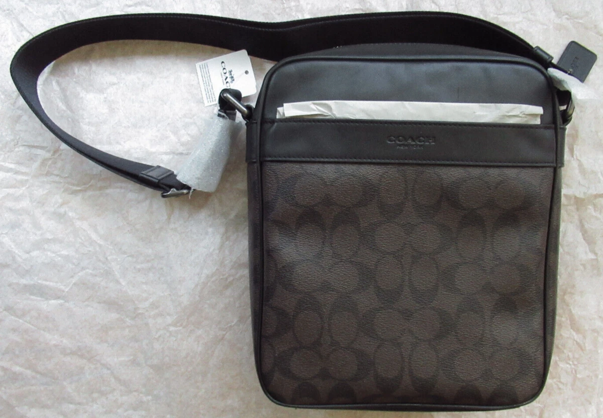 COACH Shoulder Bag F54788 Signature PVC/leather Dark brown Dark brown –