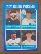 2024 Topps Heritage High Number Blue Border Rookie Pitchers #618