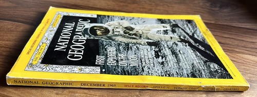 National Geographic First Explorers on the Moon Vol 136 Dec 1969 w/ vinyl record - Picture 18 of 20