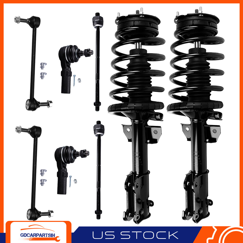 2005-2010 Ford Mustang Front Suspension Kit – Shocks Struts Sway Bars Tie Rods