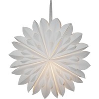 Star Papier Weihnacht Winter Advent Stern Fenster HäNge Leucht Deko Weiß Ø 60Cm