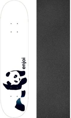 Enjoi Skateboards Whitey Panda 8'' Skateboard Deck + griptape