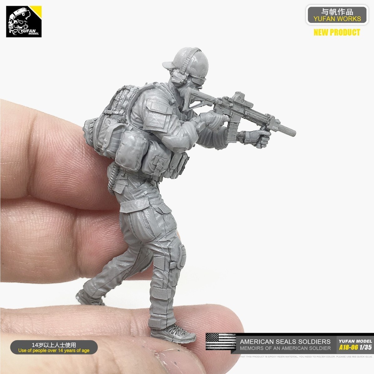 1/16 Afghanistan U.S. Army Commando Soldier Resin Soldier Model Miniature Model kit unassembled and unpainted Resin Parts //65P4-2