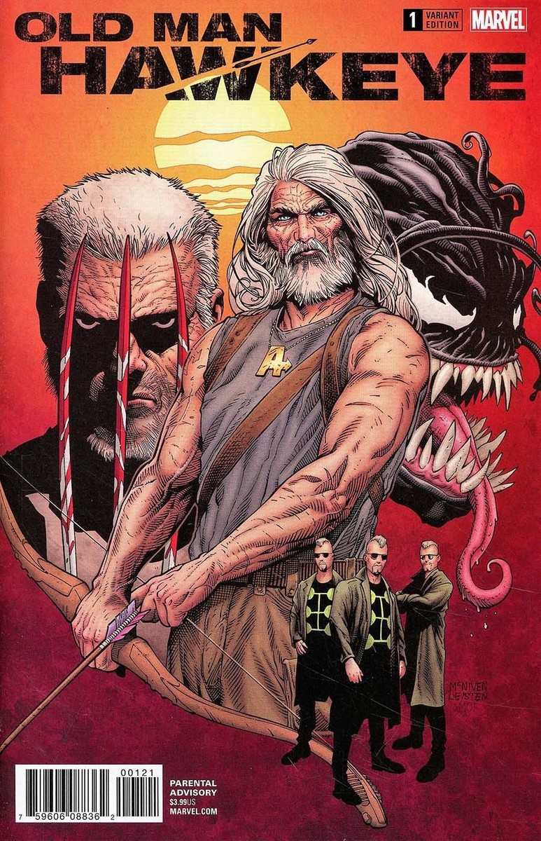 OLD MAN HAWKEYE 1 STEVE McNIVEN COLOR 1:50 VARIANT MARVEL LEGACY
