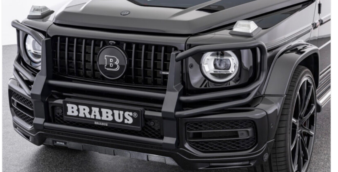 Mercedes G550 4×4 Brabus front brush guard 2019 +