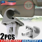 Gray Sun Visor Clip Holder Clips For Toyota Camry Corolla Highlander Prius RAV4;