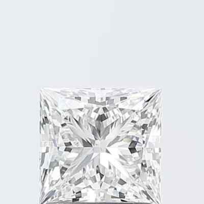 3.00 Ct PRINCESS Cut IGI Certified Lab Grown CVD Diamond H Color VS2 Clarity
