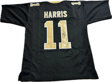 Deonte Harris Custom New Orleans Autographed Football Jersey (JSA)