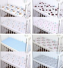 Spannbettlaken 2er- Pack f&uuml;r Baby Beistellbett Wiege Bettlaken 40x90  Baumwolle