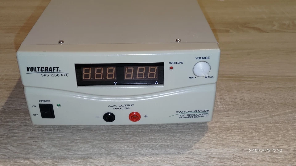 Voltcraft SPS 1560 PFC Labornetzgerät Einstellbar 1-15V 60A - Bild 2 von 4