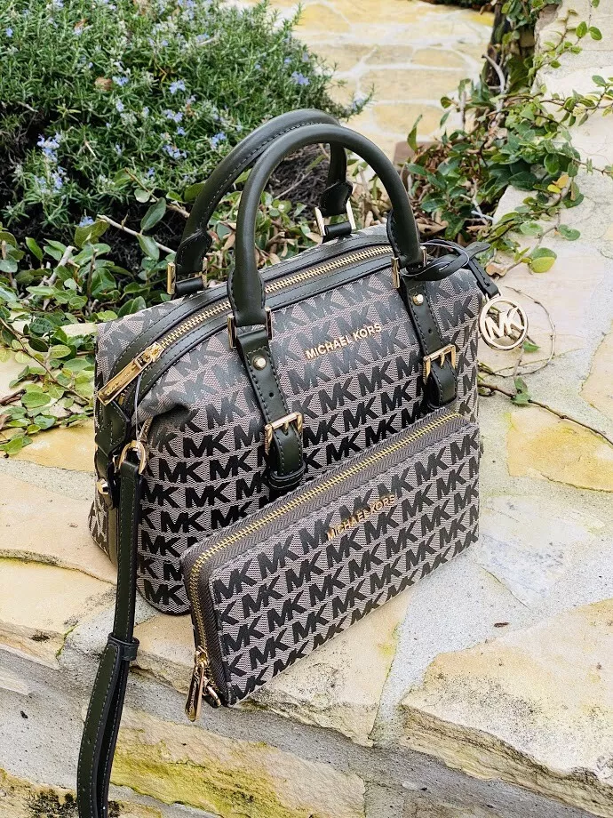 Michael kors ginger 2025 large duffle satchel