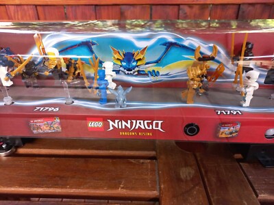 Lego Ninjago store display characters, 71791, 71792, 71794, 71796