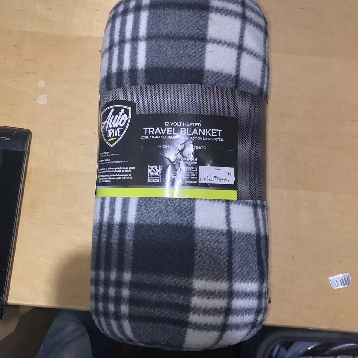 12 volt outlet travel blanket