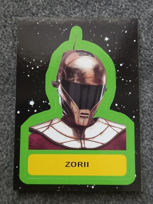 2019 TOPPS STAR WARS JOURNEY TO THE RISE OF SKYWALKER STICKER ''ZORII''#CS-6
